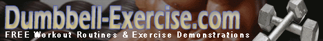 Free dumbbell routines and exercise demonstrations